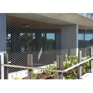 Quality 300x300mm Stainless Steel Webnet , Rope Wire Mesh Anti Acid for sale