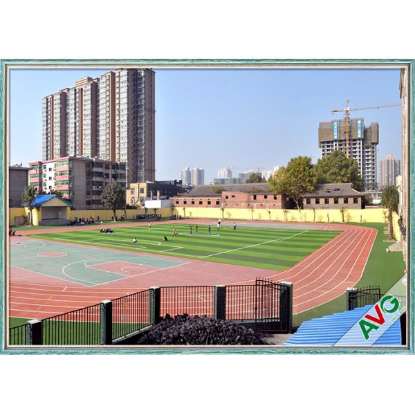 Waterproof Smooth Surface Soccer Artificial Grass PP + Net Backing Material