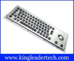 Waterproof Illuminated Metal Keyboard EMC With High Temperature-Resistant