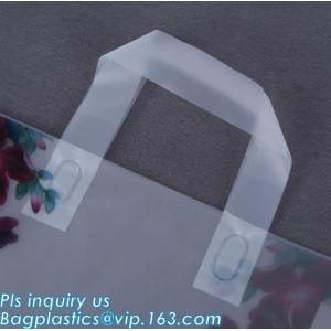 soft loop handle colour plastic hdpe shopping bag,loop handle plastic bag handle