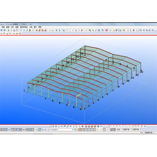 High Strength One Stop Designed Metallic Structure Workshop Building Construction