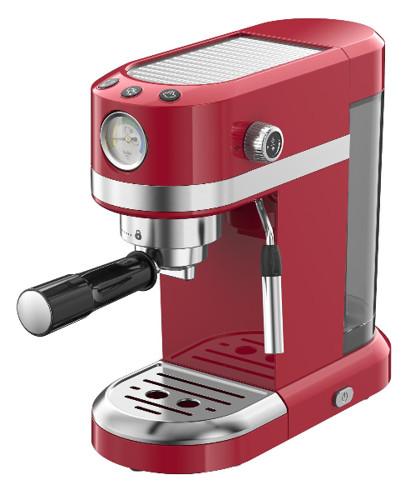 Buy ODM Red 1350W Digital Espresso Machine With Thermometer at wholesale prices