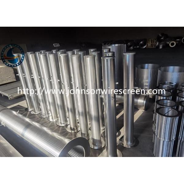 100 Micron Wedge Wire Screen Pipe Filtering Metal Residue In Industry