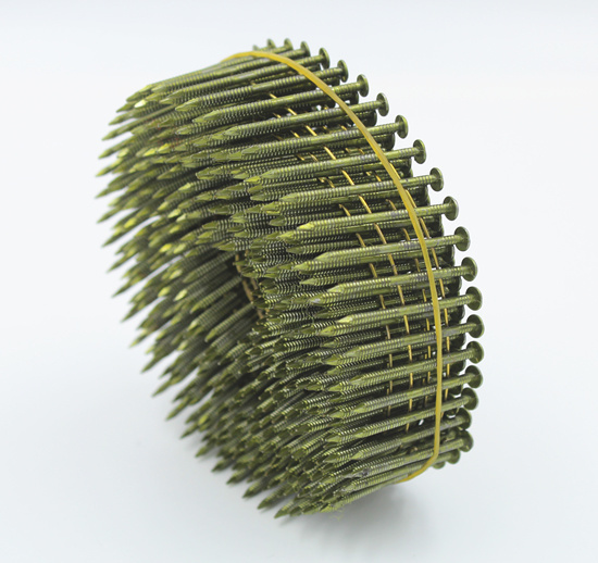 15 Degree Galvanized Wooden Pallet Coil Nails 3-1/4&quot; 83mm