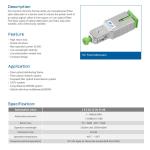 SC Fiber Optic Variable Attenuator Customized Variable Optical Attenuator For