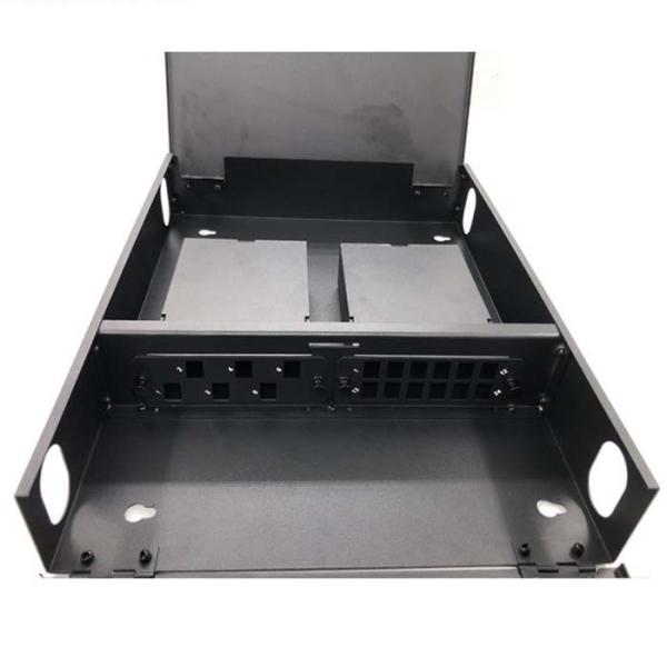 Buy Wall Mounted Indoor Network Patch Panel Box With 2 MPO MTP Modules at wholesale prices