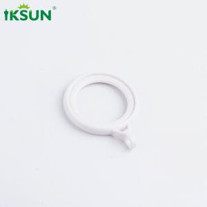 China Round Stable White Curtain Rod Rings For 28mm Curtain Rod Set on sale
