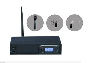 Quality GLSPA Professional Wireless Microphone , Wireless Mic System 100dB Dynamic Range for sale