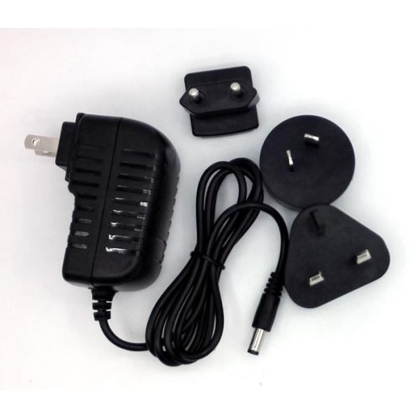 CE RoHS FCC 12V 1.5A 6V 200MA 14v 500ma 13V 6A interchangeable plug power adapter