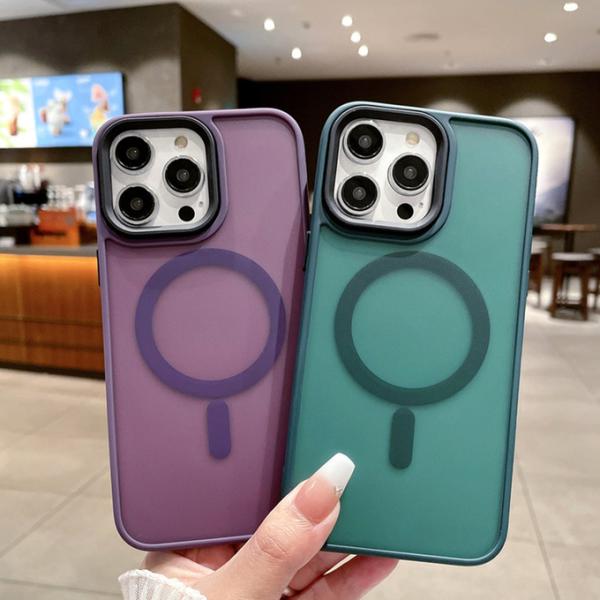 Anti Fingerprint Magnet Phone Case Compatible Magsafe 12FT Drop Protection