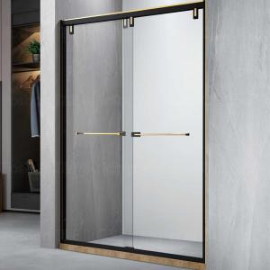 Quality OEM Frameless Shower Wet Room with 2 Panel Sliding Shower Door for sale