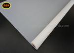 White Color Polyester Bolting Cloth , High Tension Screen Printing Mesh Material