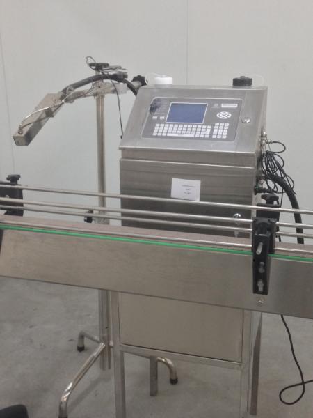 Buy Continuous 1.2mm Date Code Printing Machine Ink Jet Printer For Plastic Bottle at wholesale prices
