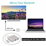 USB C to Adapter, USB 3.1 Type C to 4K Adapter with USB 3.0 and Charging Port