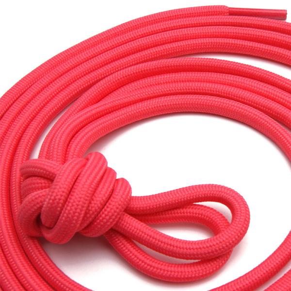 Grey Pink Double Braid Nylon Yacht Rope 5mm Polyester Cord In Bulk