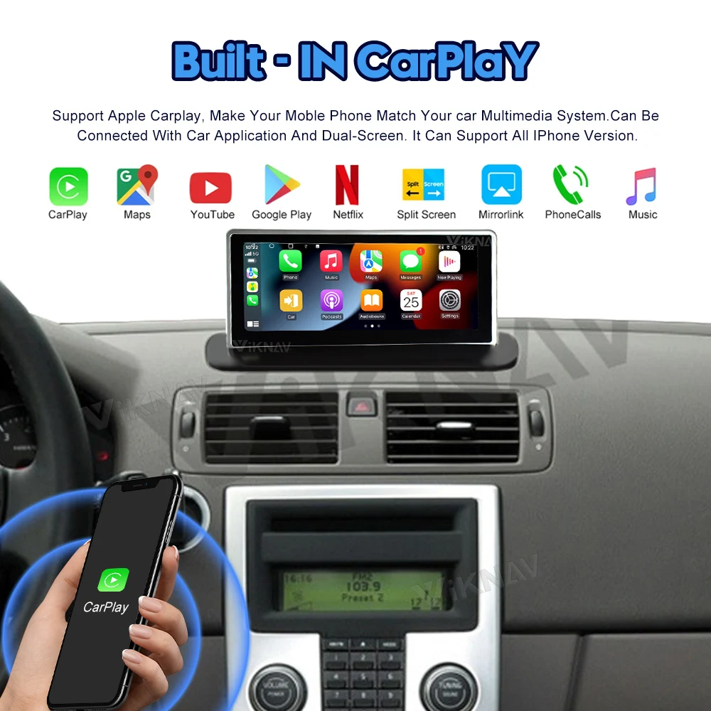Viknav Car Radio For Volvo XC90 (2004-2013) 8.8 inch Android Auto Multimedia Player GPS Navigation Head Unit