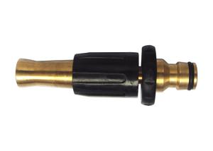 Quality Rubber Cover Brass Adjustable Spray Nozzle with Click Quick Plug Connect for Hot Water for sale