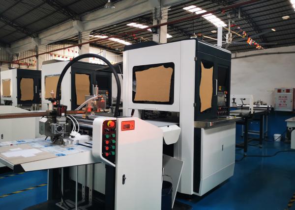 Buy Automatic Box Making Machine For Samsung Mobile Phone Boxes Factory With  Gluing Feeding Pasting at wholesale prices