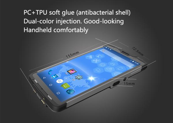 Handheld Wireless Android Barcode Scanners Bluetooth GPS Connection Long Range