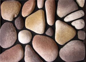 Quality Aritificial culture cobble stone for wall decoration, with size and color customized for sale
