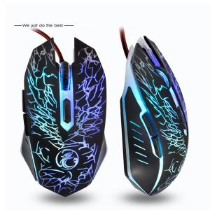 Quality Wired RGB Crack Backlit Gaming Mouse USB Illuminated for PS4 for sale