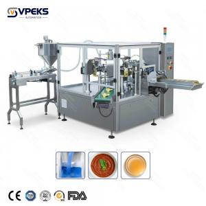 Quality 25-60 Bag/Min Automatic Pouch Filling Machine 10-1500g for sale