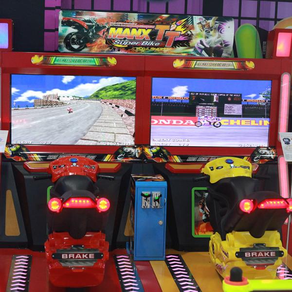 Wholesale Coin Operated Driving Simulator Racing Car Arcade Video Motor GP Game Machine For Sale