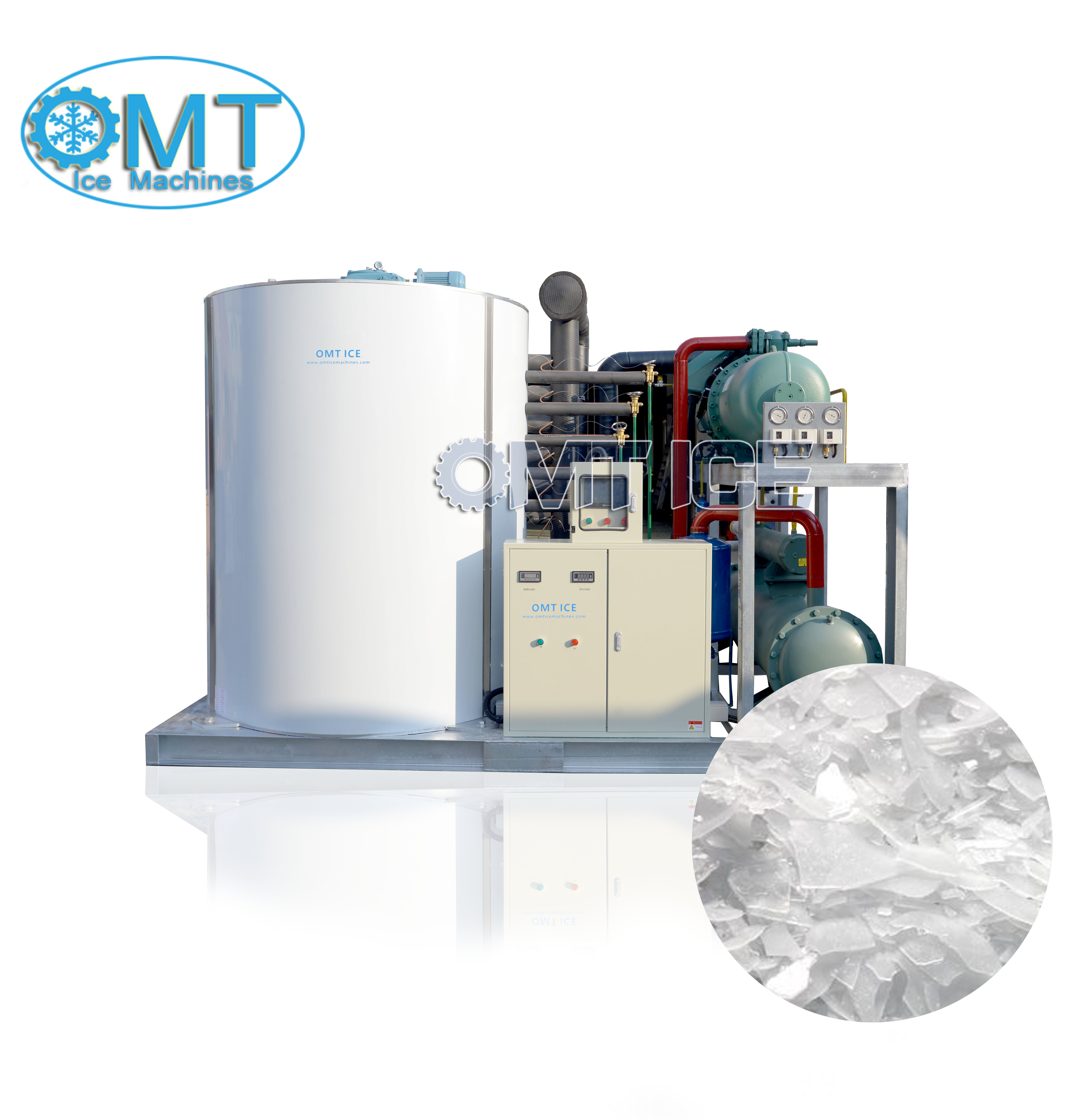3000KG Ice Storage Capacity Customization Industrial Ice Block Making Machine for Cooling