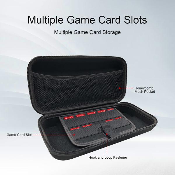 Large Storage EVA Carrying Case Bag with Two-Corner Bumpers for Nintendo Switch 2