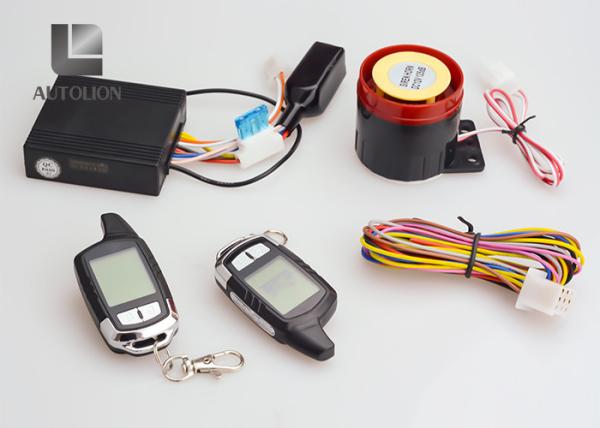 Buy Universal Motorcycle Anti Theft Car Security System Two Way  Remote Control Engine Kit at wholesale prices