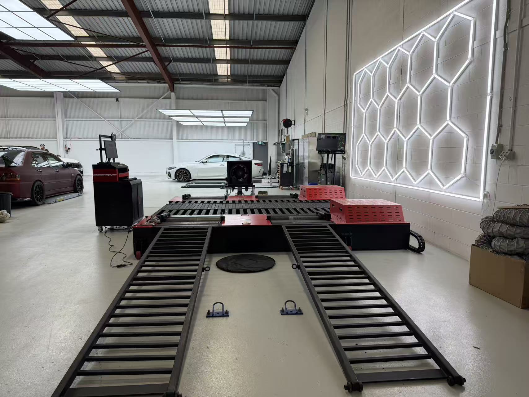 Cartesykj Australia 4WD 1000hp Vehicle Chassis Dynamometer horse power machine Vehicle Test Lane Vehicle inspection equipments