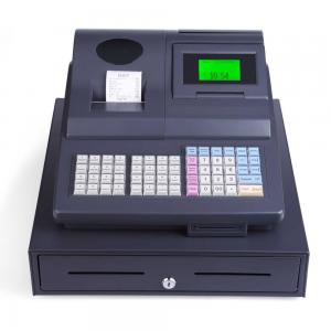 Quality POS Terminal with 58mm Printer 128mm * 64mm Display and 3 Bills 5 Coins Cash Drawer for sale