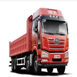 Quality 8x4 12 Wheeler 60 Ton Heavy Duty Dump Truck FAW J6P Model LHD Earthmoving With Reinforced Leaf Spring Suspension for sale