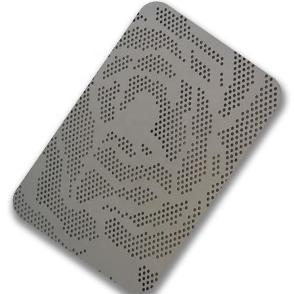 Buy AiSi Slotted Perforated Sheet Metal Wall Decor 1.5 Mm Stainless Steel Sheet at wholesale prices