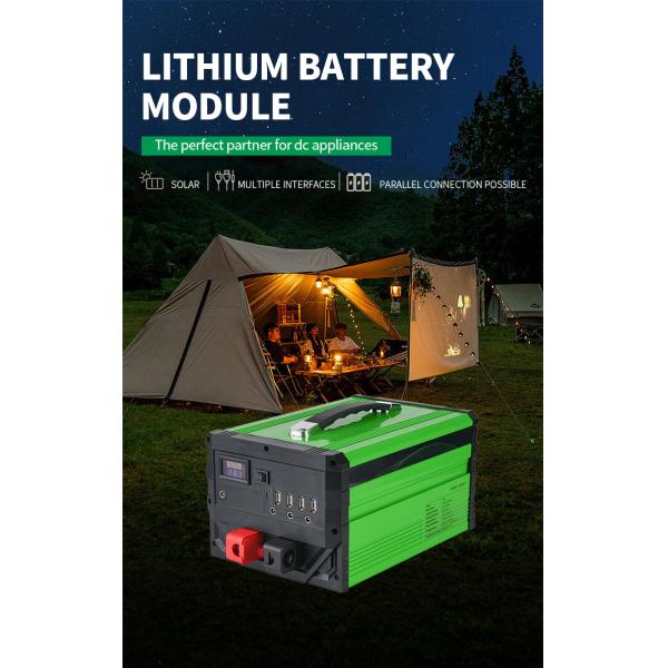 Outdoor Portable Solar Power Station Generator 500Wh High Power Emergency Power Supply