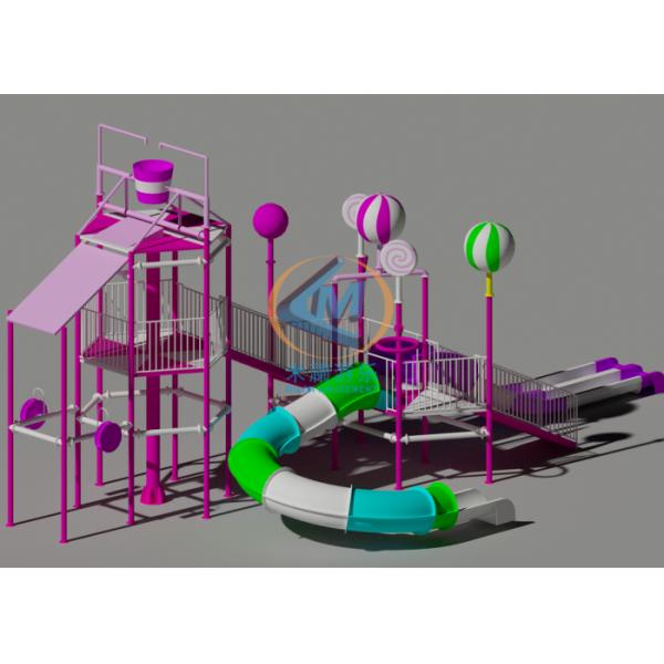 Children Water Park Playground Indoor 45x35m Standard 200 People Capacity