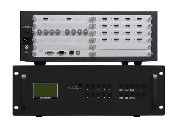 Buy 3.5U Casing 4k Matrix Video Wall Processor 16 Ch 1080P HDMI Output at wholesale prices
