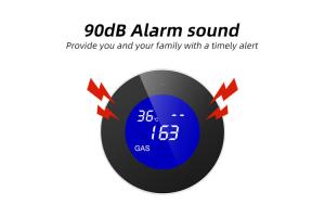 China Wifi Natural Gas Detector Propane Gas Alam For Home Smart Plug-In Gas Leak Sensor With Lcd Display on sale