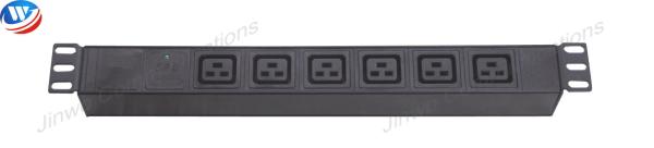 Buy 6 Ways IEC Power Distribution Unit 1 LED Surge Protector C19 PDU at wholesale prices