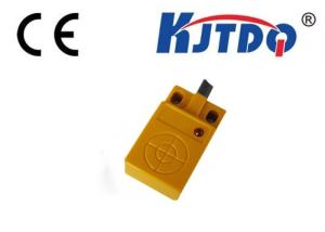 China Yellow Inductive Proximity Switch Square Proximity Sensor Overload Protection on sale