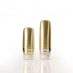 China 15ml 30ml 50ml Gold Plastic Cosmetic Containers Making Up Bottles ISO90001 on sale