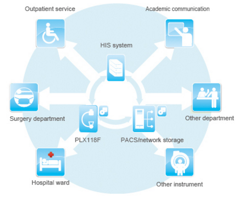 Digital C Arm Machine Wireless Dynamic Flat Panel Detector FPD C-Arm – PLX118F