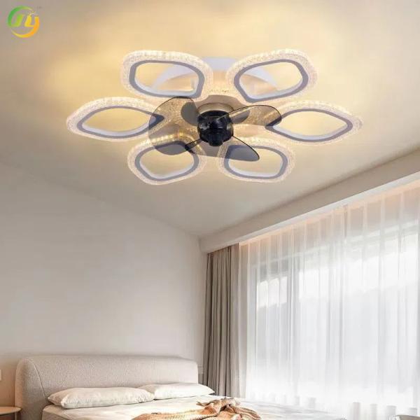 Buy Smart Control LED Ceiling Fan With Timer And Three Color Light For Children at wholesale prices