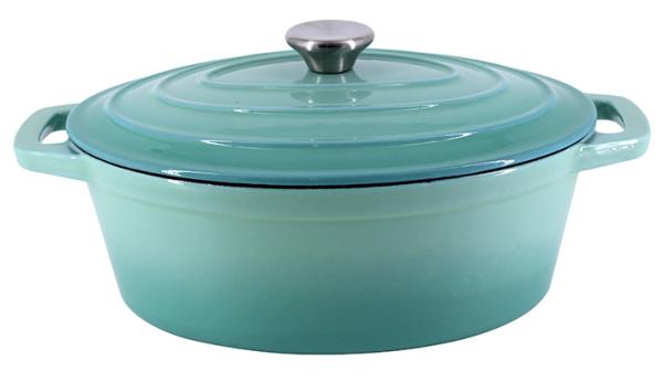Buy Rust Proof Enamel Coating Cast Iron Braiser With Lid at wholesale prices