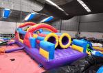 Durable Bouncy Inflatable Obstacle Race UV Protective SGS Certification