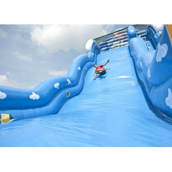 Wave Seaworld Baby Inflatable Slide , Indoor Playground Blow Up Slip And Slide