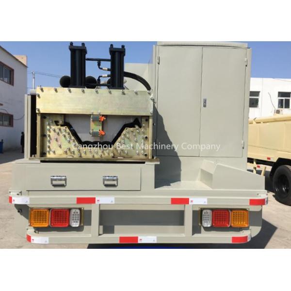 Warehouse / Steel Structure K Span Roll Forming Machine , Arch Building Machine