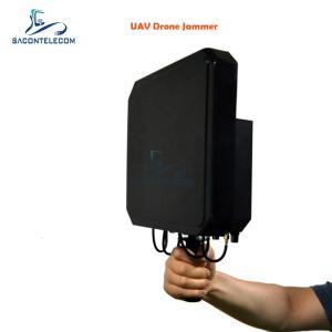 Quality 2.4G 5.8G Network Signal Drone Jamming Device UAV Drones Frequency 40w Handheld for sale