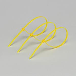 Quality Multi Purpose Yellow Nylon Cable Ties 3.6mmX250mm Self Locking Nylon 66 Cable Ties for sale