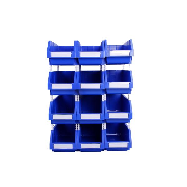 PP Storage Bin Shelving Organizer Plastic Stackable Bins for Storage Multi-functional